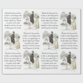 Jane on Horseback - Jane Austen Pride & Prejudice Geschenkpapier (Flach)