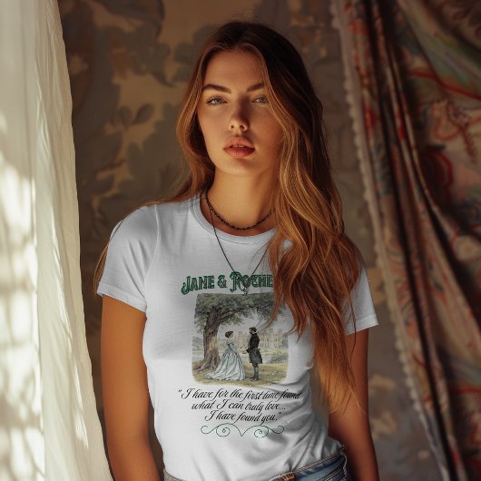 Jane & Rochester Thornfield Hall Green T-Shirt
