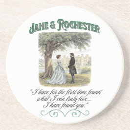Jane & Rochester Thornfield Hall Romantisches Zita Getränkeuntersetzer