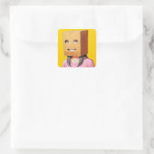 Jane Roe Quadratischer Aufkleber (Tasche)