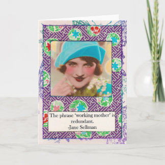 Jane Sellman Motherhood Quote Card Karte