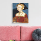 Jane Seymour - Hans Holbien the Young - 1536 Leinwanddruck (Insitu (Wohnzimmer))