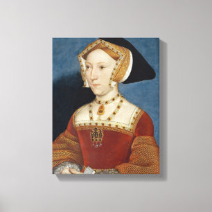 Jane Seymour - Hans Holbien the Young - 1536 Leinwanddruck