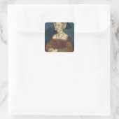 Jane Seymour Quadratischer Aufkleber (Tasche)