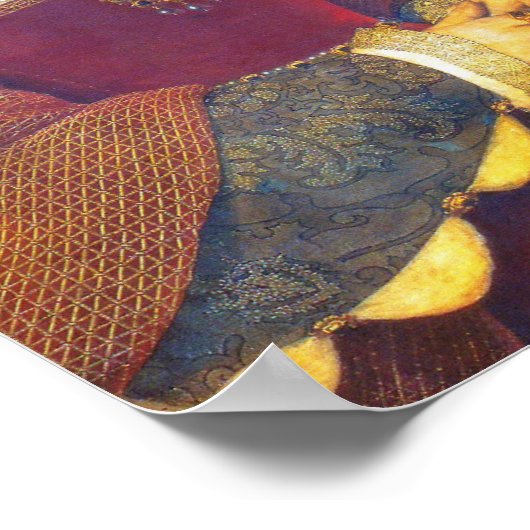 Jane Seymour Queen of England Poster (Ecke)