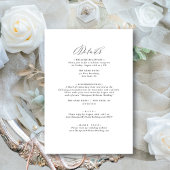 Jane Simple Catholic Wedding Einladung mit UAWG