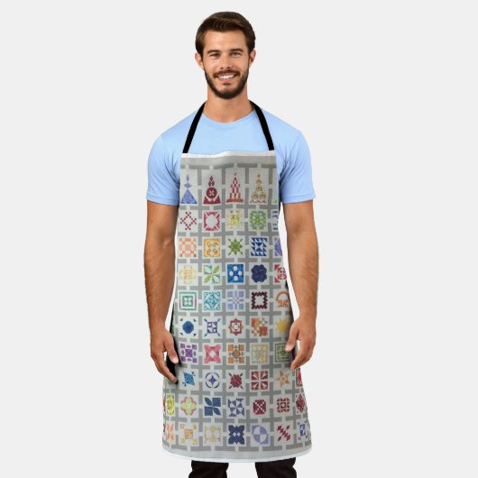 Jane Stickle Quilt Schürze (Getragen)