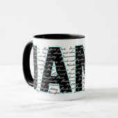 JANE-Tasse im Schwarzen Tasse (Vorderseite Links)