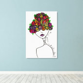 Jane verbirgt sich auf Schlichte Sicht Leinwanddruck (Insitu (Holzboden))