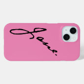 Jane wie Jane Austen, Unterschrift Case-Mate iPhone Hülle (Rückseite (Horizontal))