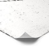 Janels antike Schreibmaschine Poster (Ecke)