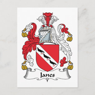 Janes Familienwappen Postkarte