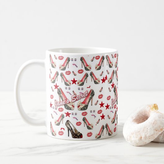 Janes geheimer Becher Kaffeetasse (Mit Donut)