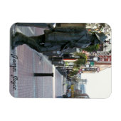 Janes Joyce Irish Autor lebensgroße Skulptur Magnet (Horizontal)