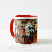 Janes Karussell Pferde in einem Tee oder Tasse (Vorderseite Links)