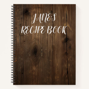 Janes persönliches Rezept-Notizbuch Notizblock