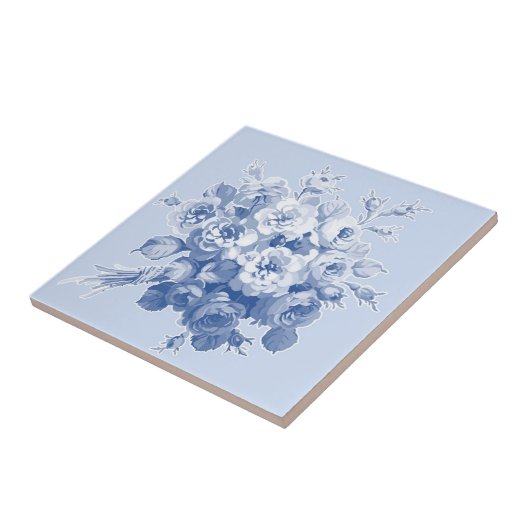 "Jane's Rose Bouquet" Keramik Tile Fliese (Seite)