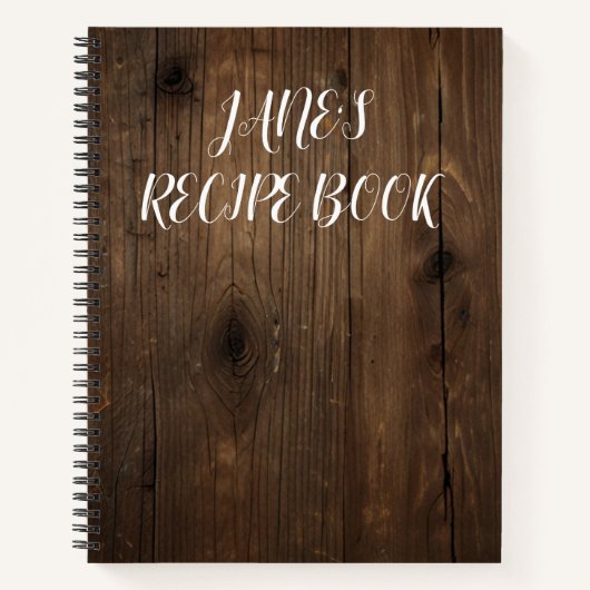 JANES'S RECIPE BUCH (Vorderseite)