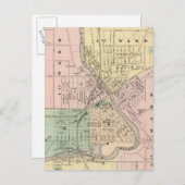 Janesville, Landkreis Rock Co Postkarte (Vorne/Hinten)