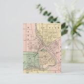 Janesville, Landkreis Rock Co Postkarte (Stehend Vorderseite)