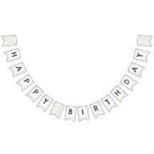 Janet Confetti Watercolor Dots Bunting Flag