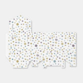 Janet Confetti Watercolor Dots Gefälligbox Geschenkschachtel (Ungefaltet)