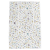 Janet Confetti Watercolor Dots Gift Bag Mittlere Geschenktüte (Rückseite)