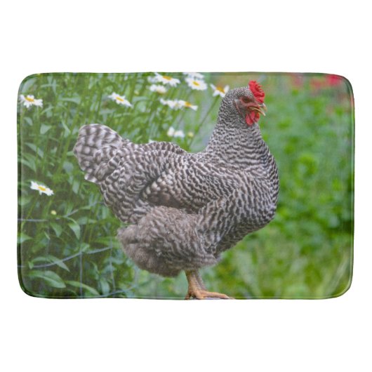 Janet das Huhn Badematte (Vorderseite)