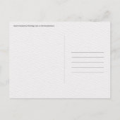 Janet Kruskamp Katzen auf der Bücherregale Postkre Postkarte (Rückseite)