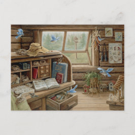 Janet Kruskamp Painting Bird Bureau Postcross Postkarte