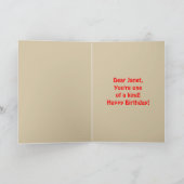 Janet Shoes Happy Birthday Card Karte (Innenseite)
