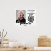 Janet Yellen Admirers Kapitalismus Regierungspräve Poster (Küche)