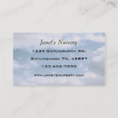 Janets Kinderzimmer Visitenkarte (Rückseite)