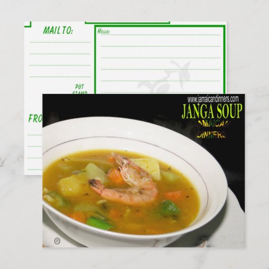 Janga Soup Postkarte (Vorne/Hinten)