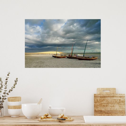 Jangadas in Jeri Poster (Küche)