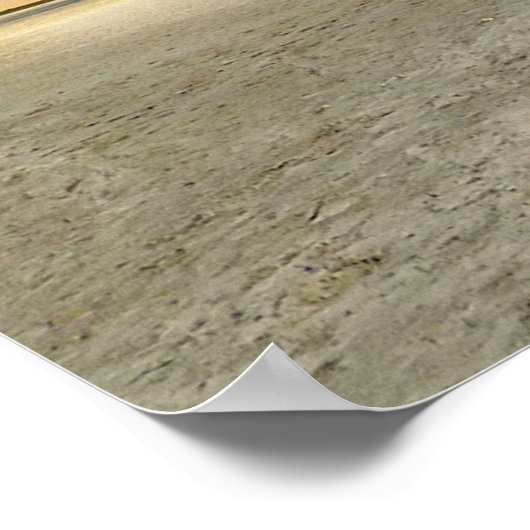 Jangadas in Jeri Poster (Ecke)