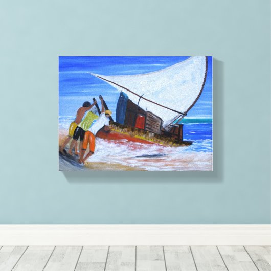 Jangadeiros Leinwanddruck (Insitu (Holzboden))