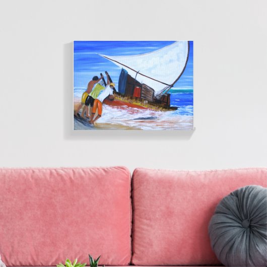 Jangadeiros Leinwanddruck (Insitu (Wohnzimmer))