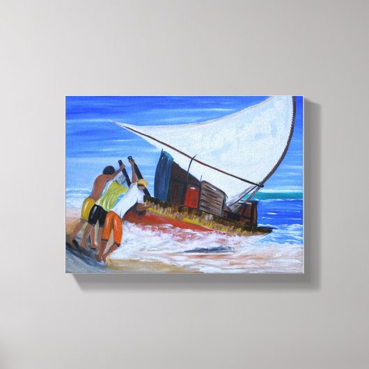 Jangadeiros Leinwanddruck (Vorderseite)