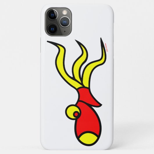 Jango Schöpfung lustige Apple i Phone Oktopus Fall Case-Mate iPhone Hülle (Rückseite)