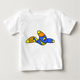 jangobildende lustige Würmer Baby T-shirt