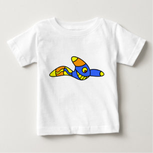 jangobildende lustige Würmer Baby T-shirt