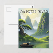 Jangtsekiang China Postkarte (Vorne/Hinten)
