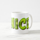 Janice Name Kiwi Style Tasse Teetasse Kaffeetasse (VorderseiteRechts)