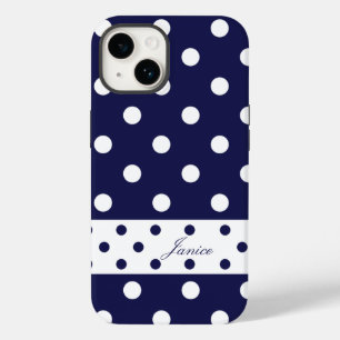 Janice - Niedliche Polka Punkte mit Ihrem Namen - Case-Mate iPhone Hülle
