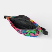 Janinas florales Patchwork Bauchtasche (Offen)