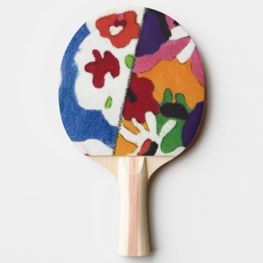 Janina's Patchwork Tischtennis Schläger (Rückseite)