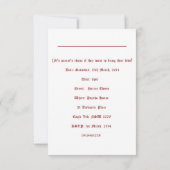 Janine 40. Geburtstag Karte (Rückseite)