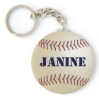 Janine Baseball Keychain von 369MyName