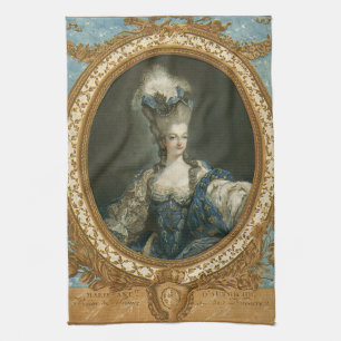 Janinet Porträt von Marie-Antoinette schöner Kun Küchentuch
